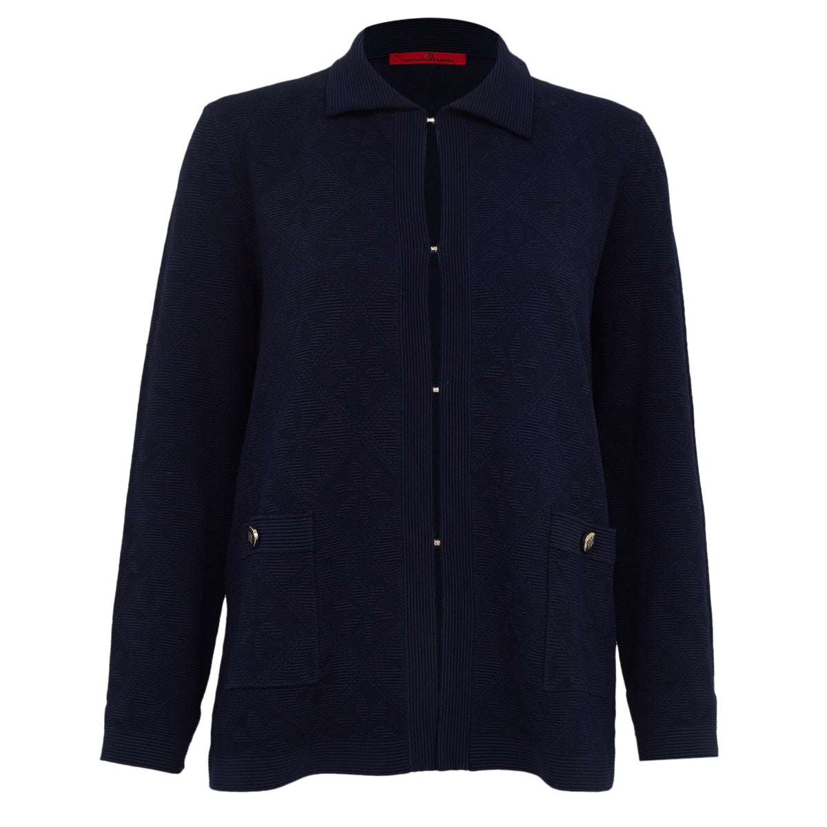 Casaco Carolina Herrera Azul Marinho Tam M BR