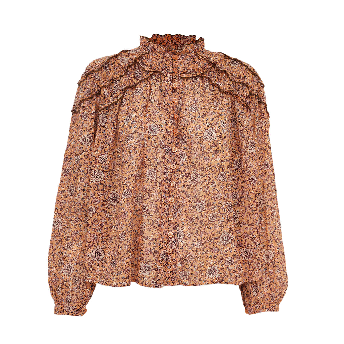 Camisa Isabel Marant Estampa Rosa Tam 36 Br