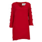 Vestido Valentino Vermelho Laços Tam 42 Br