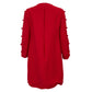 Vestido Valentino Vermelho Laços Tam 42 Br