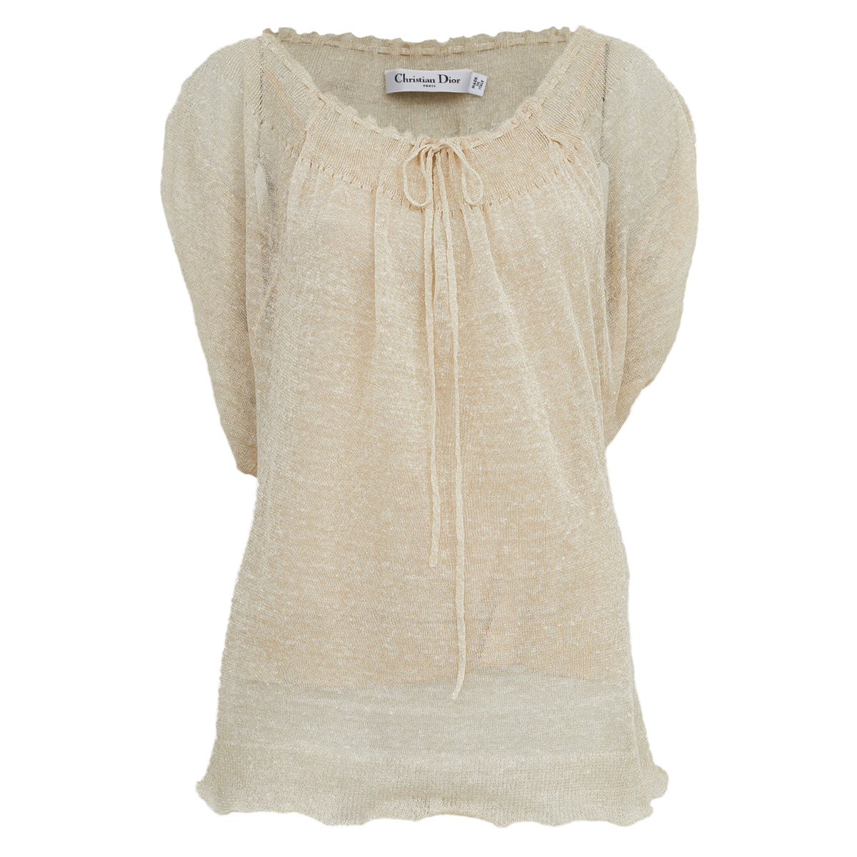 Conjunto Dior Dourado Tam 36 Br
