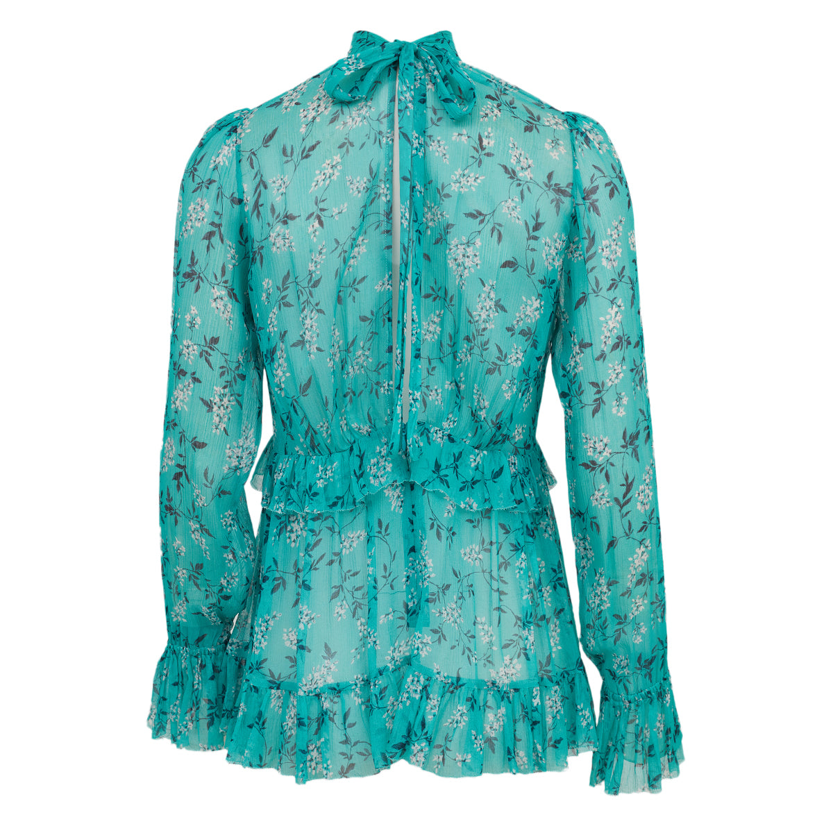 Blusa Zimmermann Babados Verde Tam 36 Br