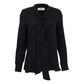 Camisa Celine Estampada Preta Tam 34 Br