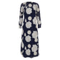 Vestido Cris Barros Elissa Azul e Bege Tam 36 Br
