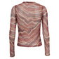 Blusa Mixed Estampada Transparente Tam PP BR