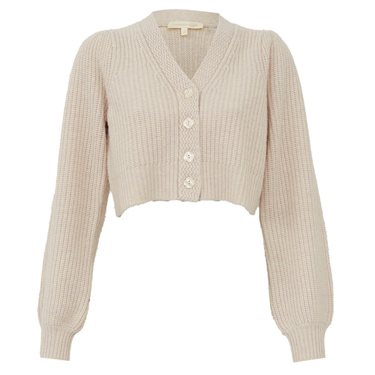 Tricot Love Shack Fancy Bege Tam PP Br