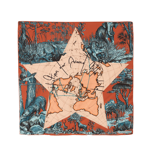 Lenço Dior "Dior Around The World"