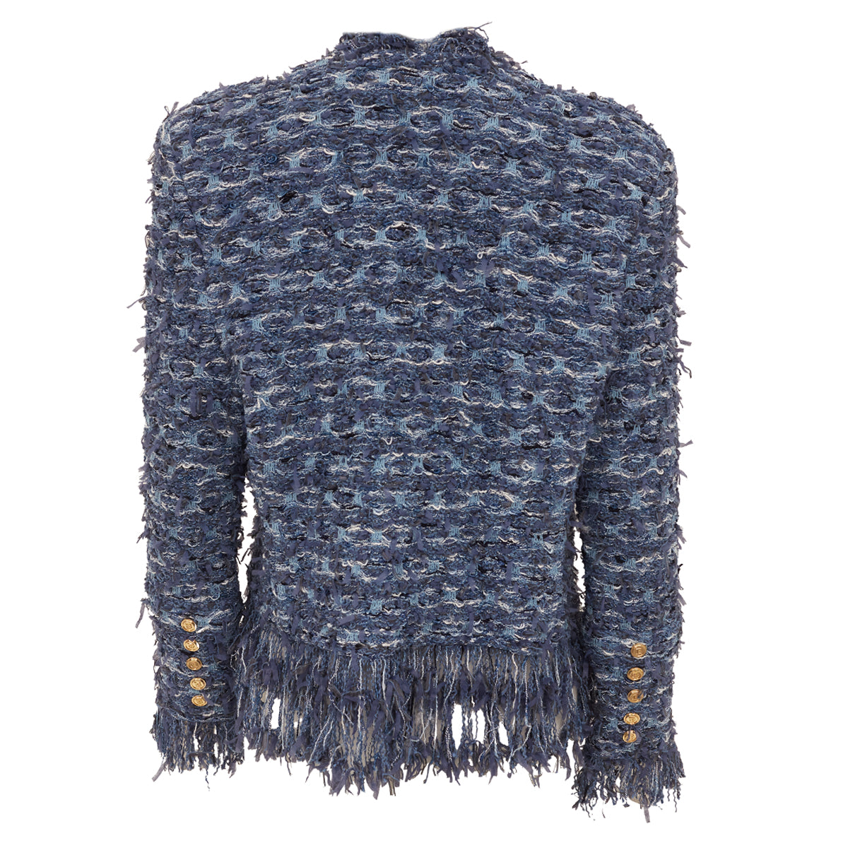 Casaco Balmain Azul Tam. 44 Br