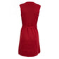 Vestido Dolce & Gabbana Vermelho Estampado Tam 40 Br