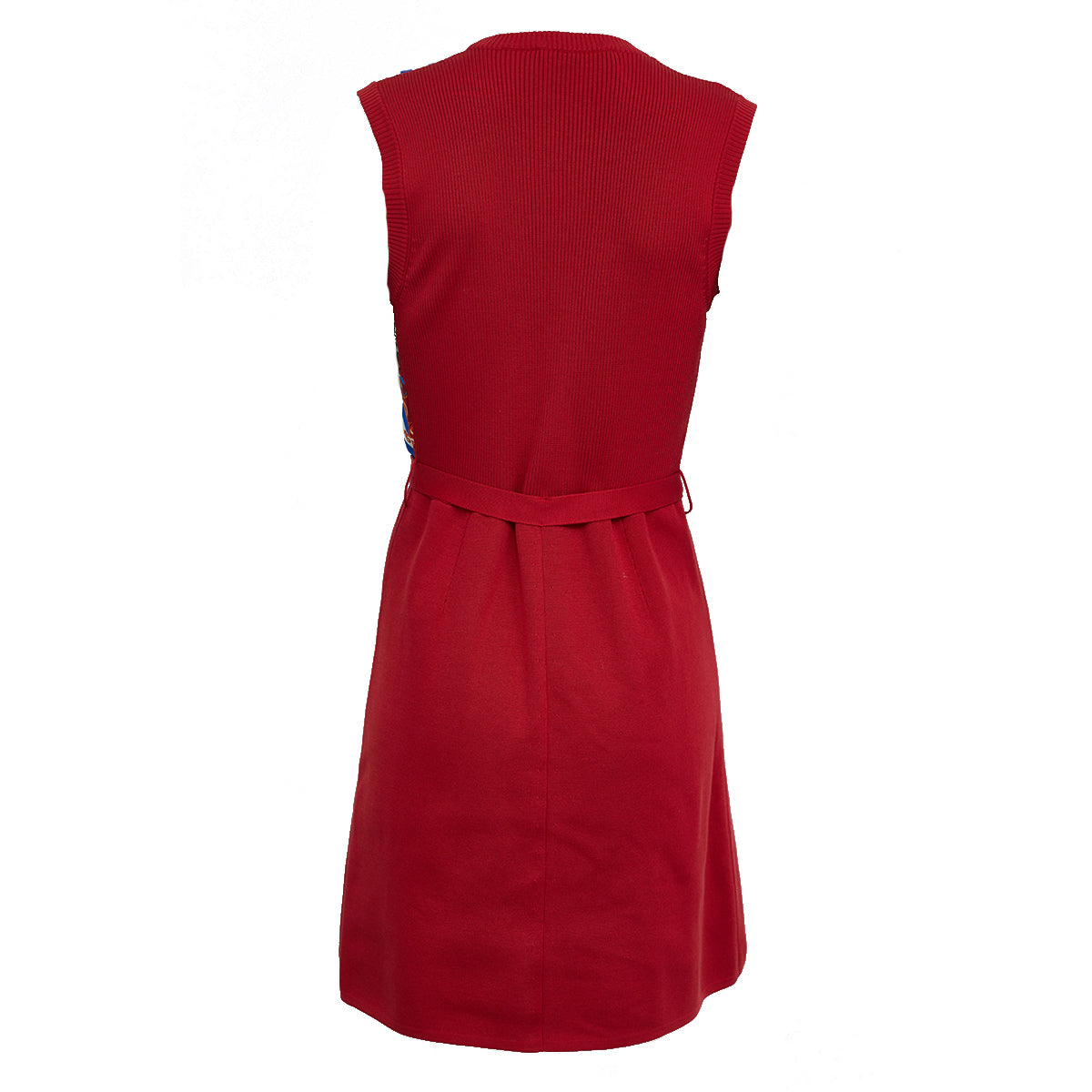 Vestido Dolce & Gabbana Vermelho Estampado Tam 40 Br