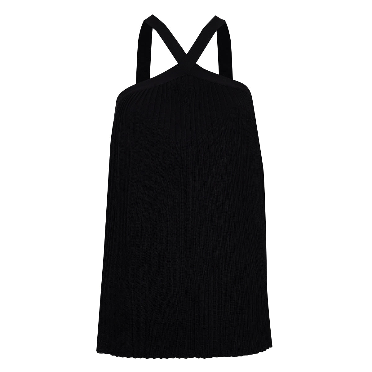 Blusa Gucci Preta Plissada Tam P Br