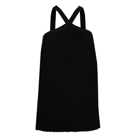 Blusa Gucci Preta Plissada Tam P Br