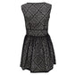Vestido Simple City Preto e Branco Tam P BR