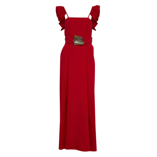 Vestido Paula Raia Vermelho Tam. 36 Br