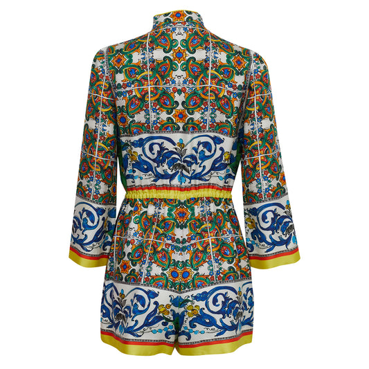 Macaquinho Dolce e Gabbana Estampado Tam 38 Br