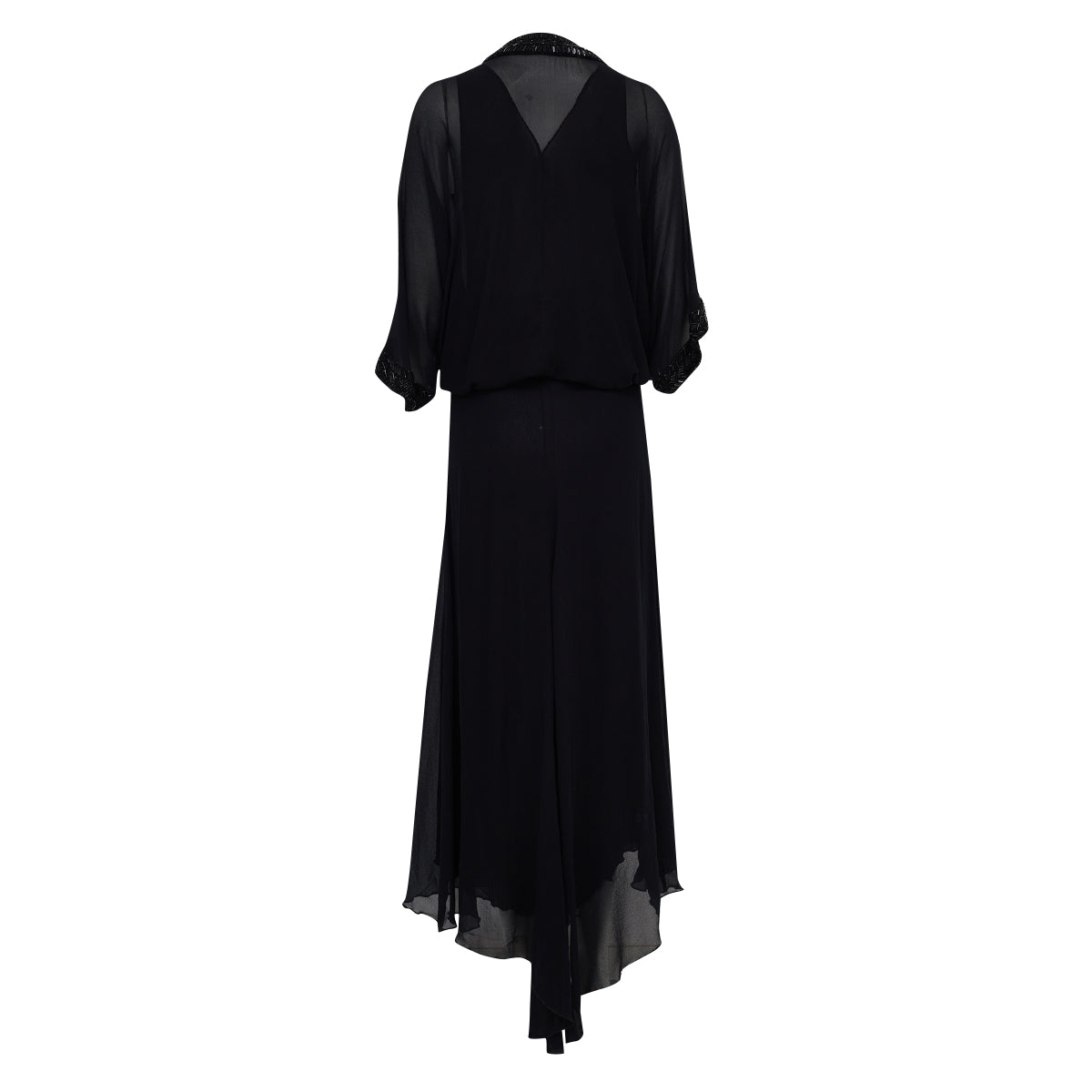 Vestido Roberto Cavalli Preto Com Pedrinhas Tam 36 Br