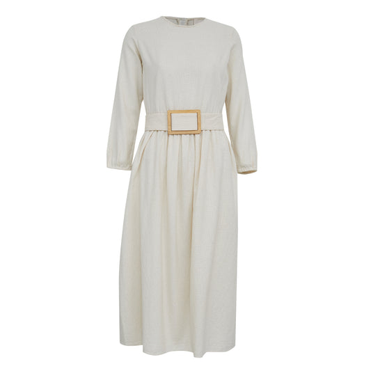 Vestido Paula Raia Off White Tam 38 Br