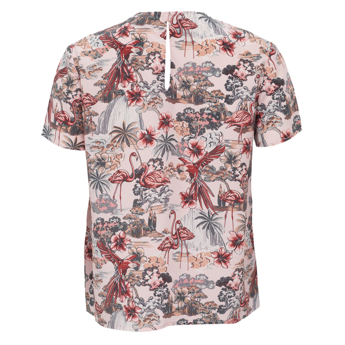 Conjunto Miu Miu Estampa Flamingo e Arara Tam 38/34 Br