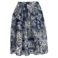 Saia Dior Estampada Azul Tam 36 Br