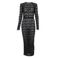 Vestido Dolce  & Gabbana Renda Preto Tam. PP/P Br