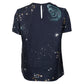 Blusa Valentino Planetas Azul Tam PP BR