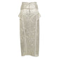 Saia De Goeye Prata/Dourada Tam 42 Br