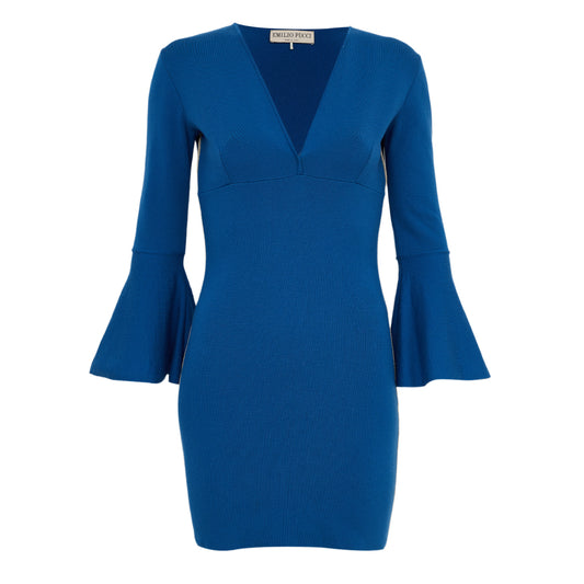 Vestido Emilio Pucci Azul Tam P Br