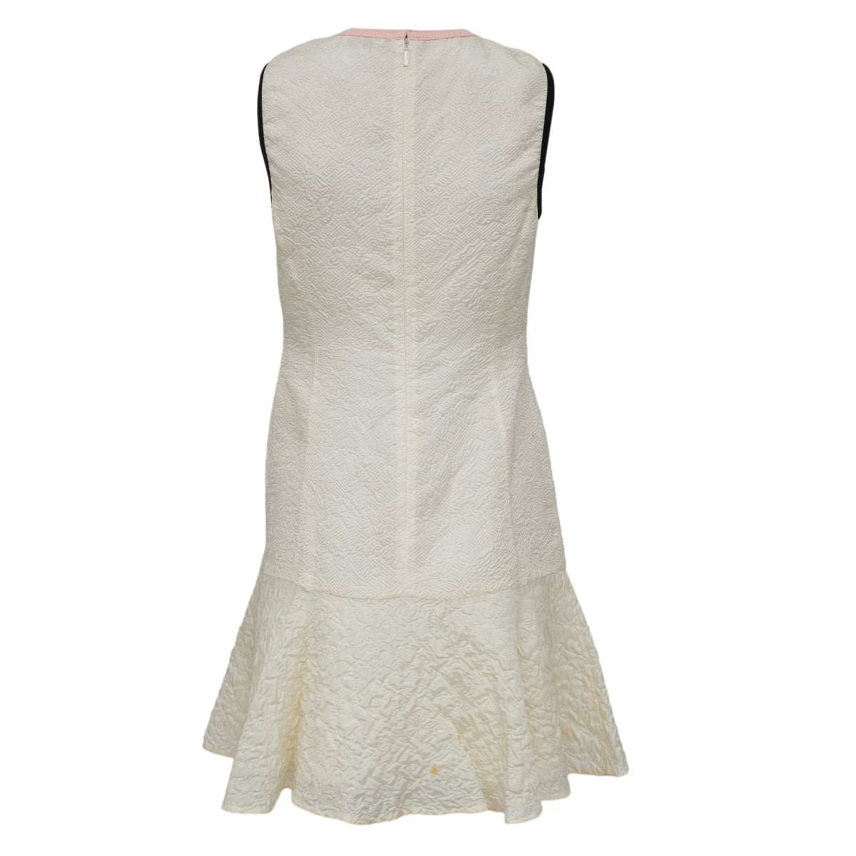 Vestido Fendi Texturizado Off White Tam 36 Br