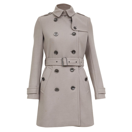 Casaco Sobretudo Burberry Cinza Tam 36 Br