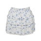 Saia LoveShackFancy Infantil Branca Floral Tam. 14 Anos