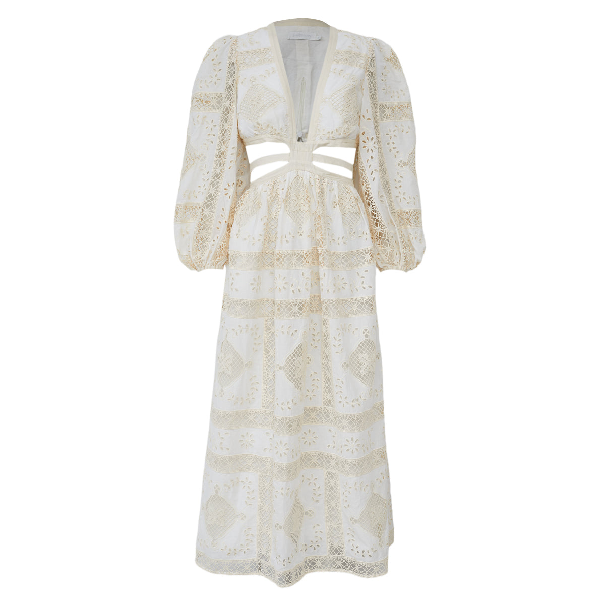 Vestido Zimmermann Renda Branco Tam 40 br