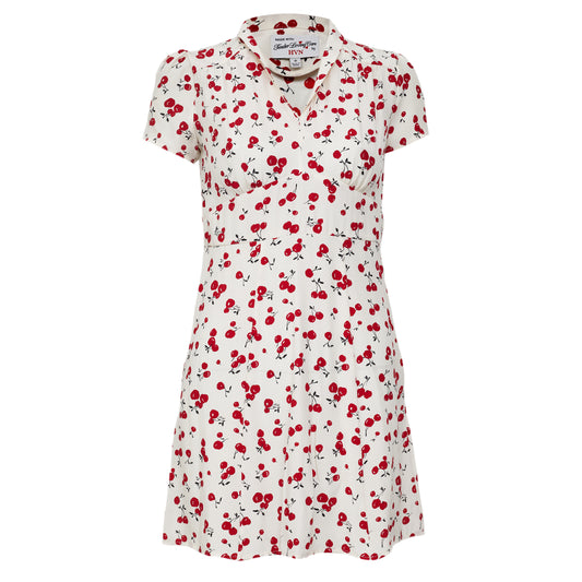 Vestido HVN Estampa Cerejas Tam 34 BR