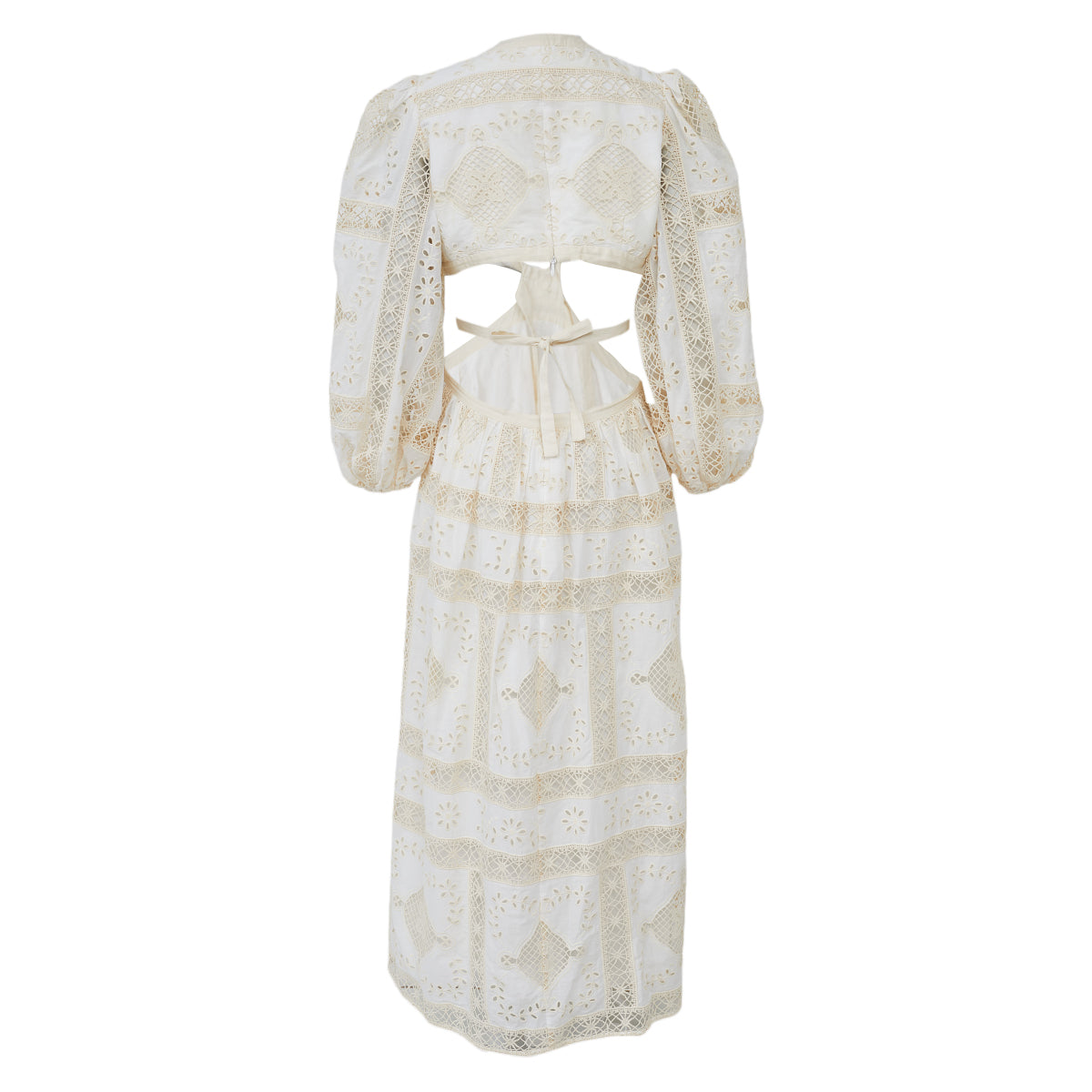 Vestido Zimmermann Renda Branco Tam 40 br