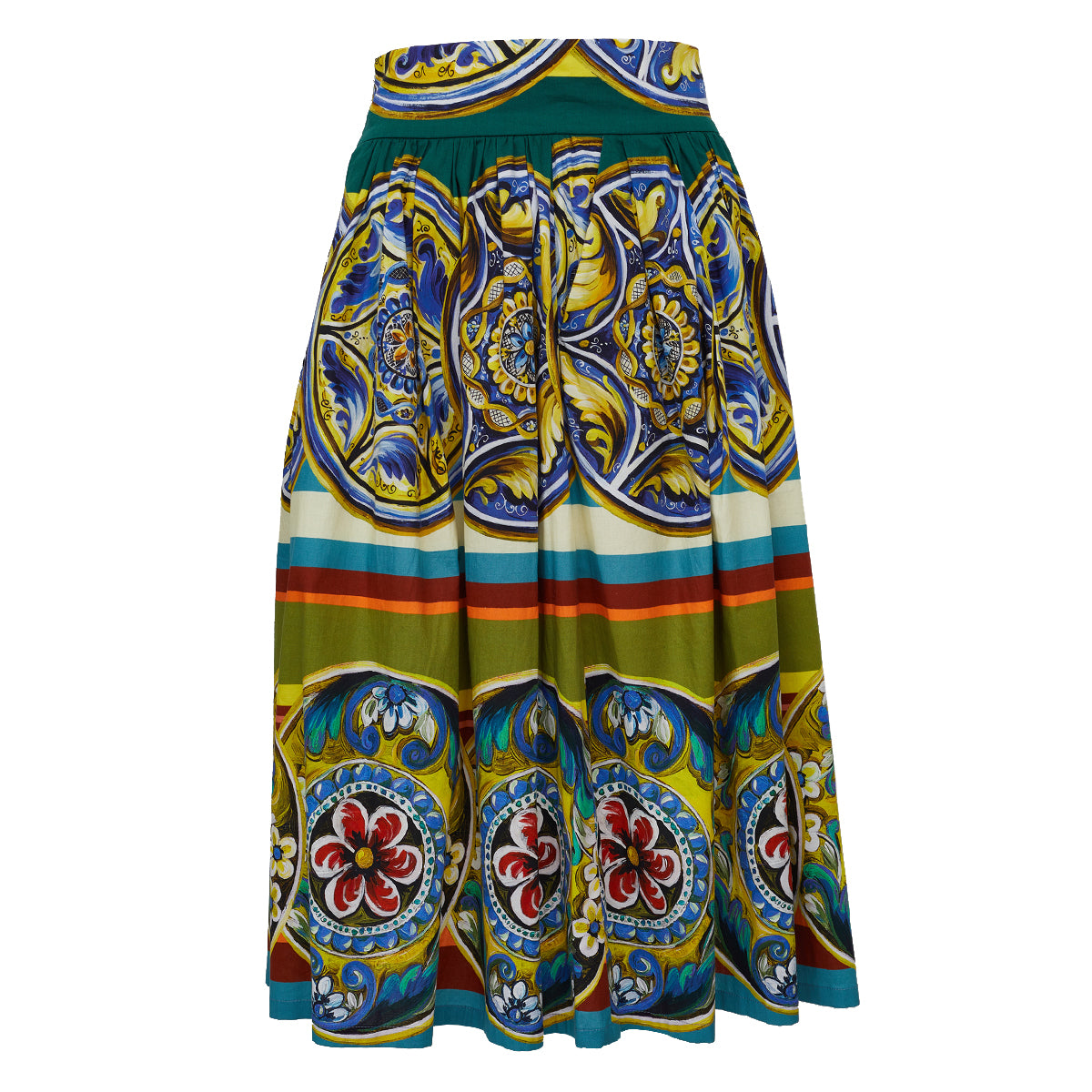 Saia Dolce&Gabbana Midi Estampado TAm 38 Br