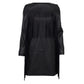 Vestido Adriana Degreas Preto de Couro Tam 38 Br