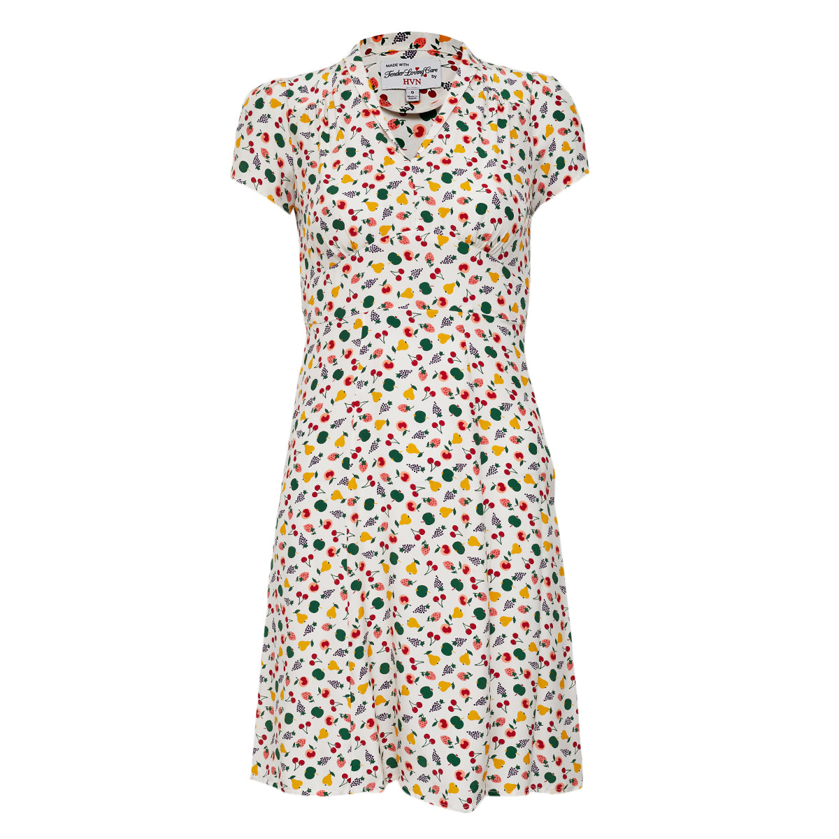 Vestido HVN Estampa Frutas Tam 34 BR