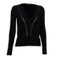 Cardigan Roberto Cavalli Preto Tam 36 Br