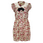 Vestido Saint Laurent Estampa Florida Tam 34 Br