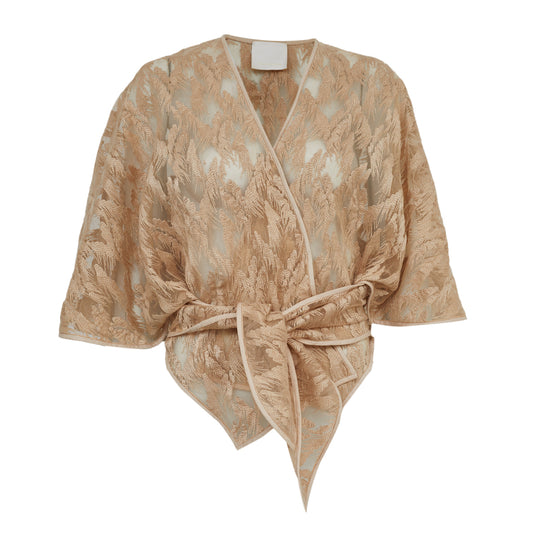 Conjunto Paula Raia Bege Tam 36/38 Br