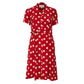 Vestido HVN Estampa Poá Tam 34 BR