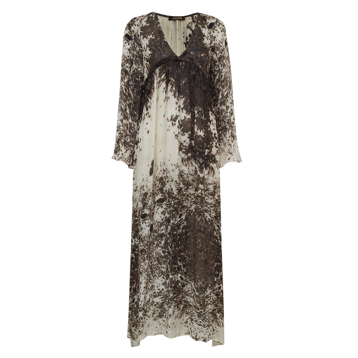 Vestido Roberto Cavalli Seda Estampado Tam 40 Br