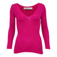 Blusa Dior Manga Longa Rosa Tam 36 Br