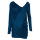 Vestido Saint Laurent Azul Tam 38 Br