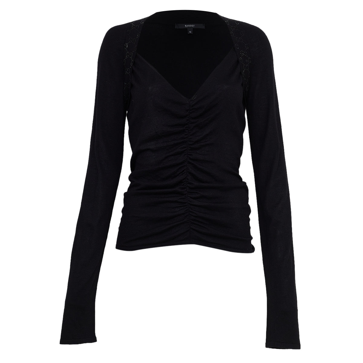 Blusa Gucci Preta Tam M Br