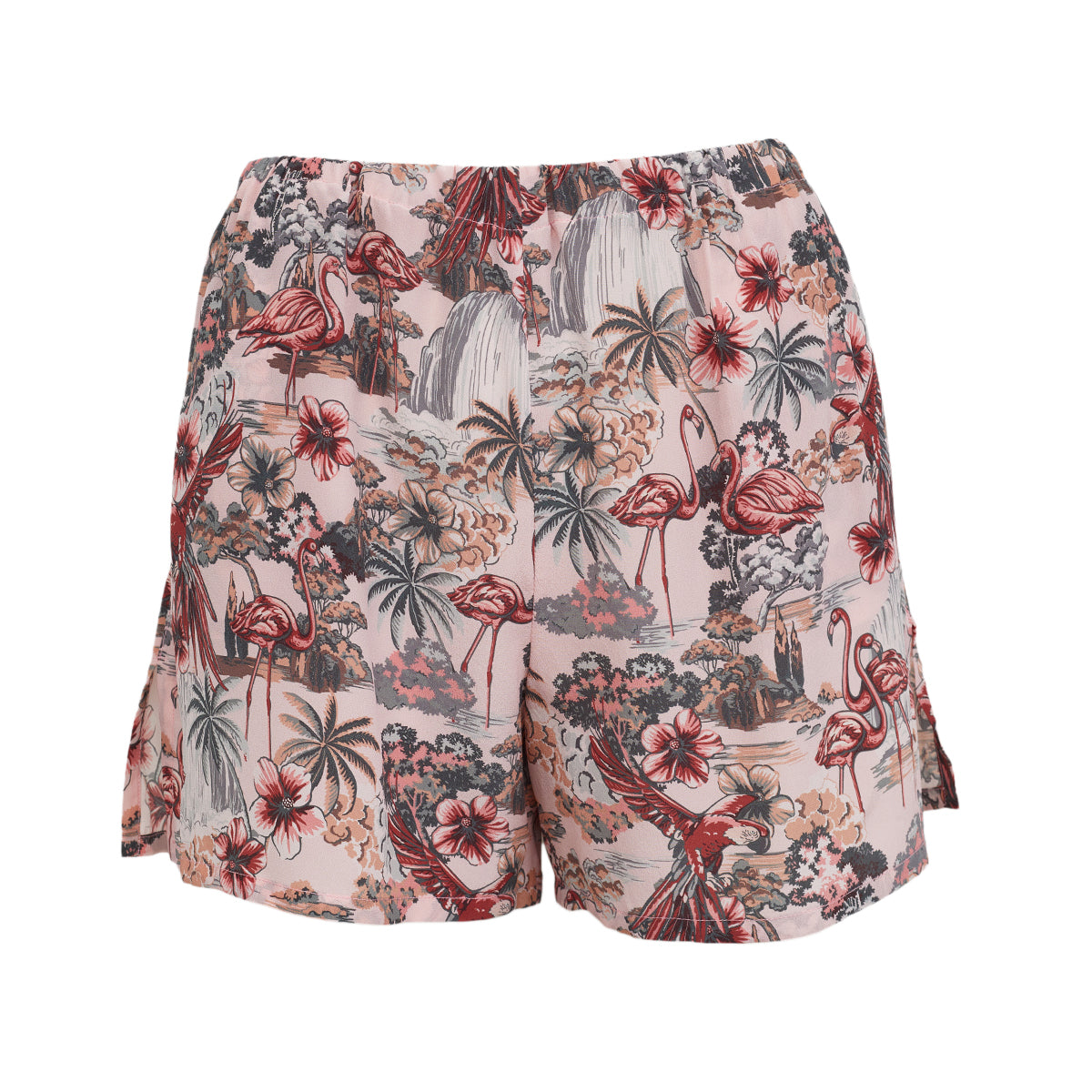 Conjunto Miu Miu Estampa Flamingo e Arara Tam 38/34 Br