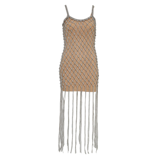 Vestido Alexander Wang Prata Tam PP/P BR
