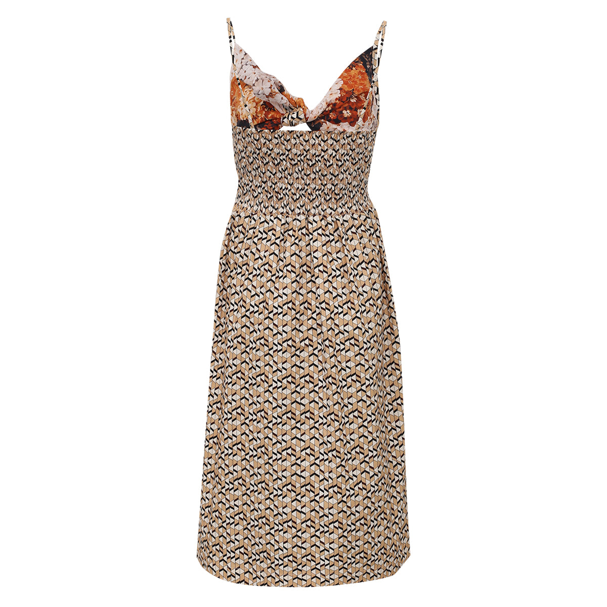 Vestido Paula Raia Estampado Tam. 38