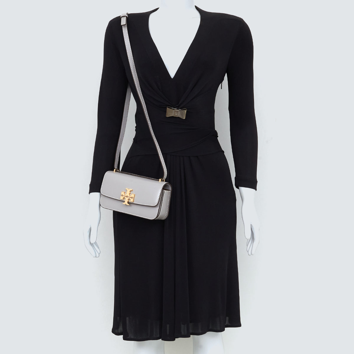 Bolsa Tory Burch cinza