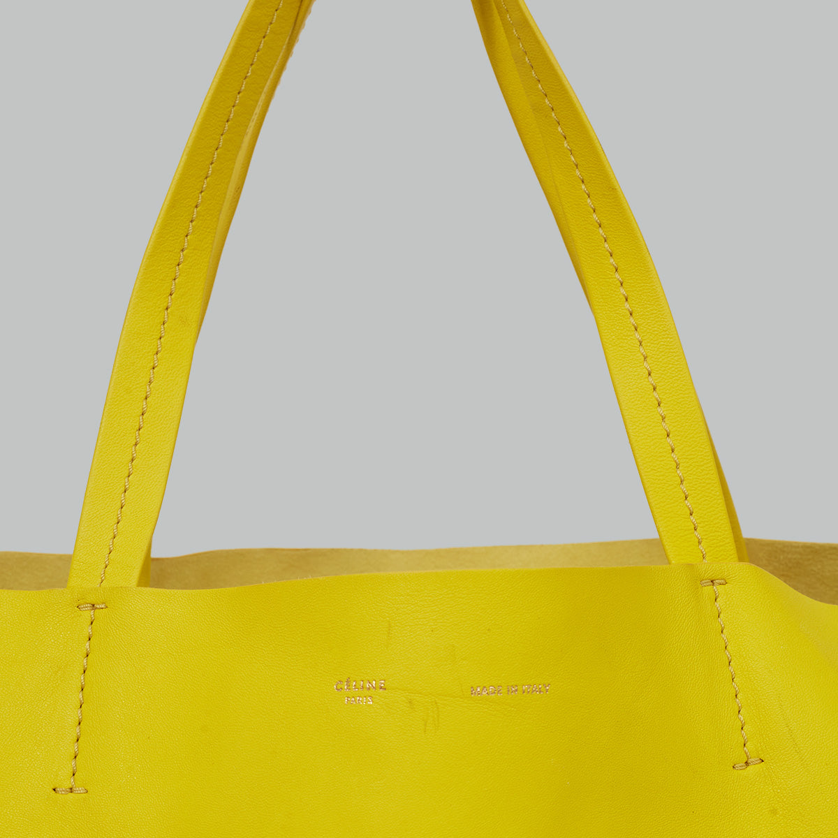 Bolsa Celine Cabas Amarela