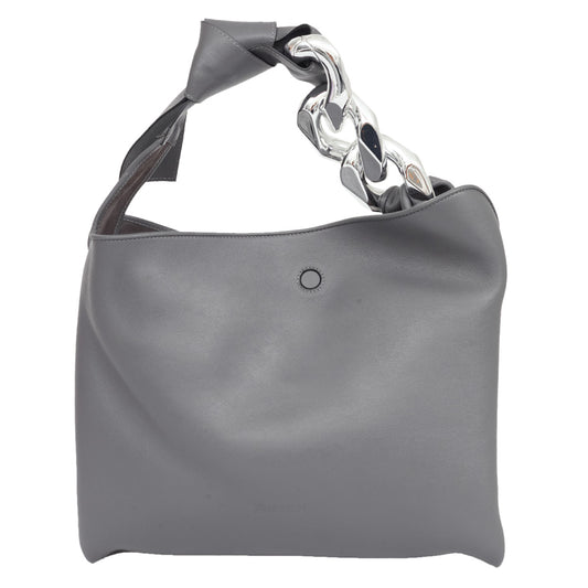 Bolsa JW Anderson Cinza com Alça de Corrente